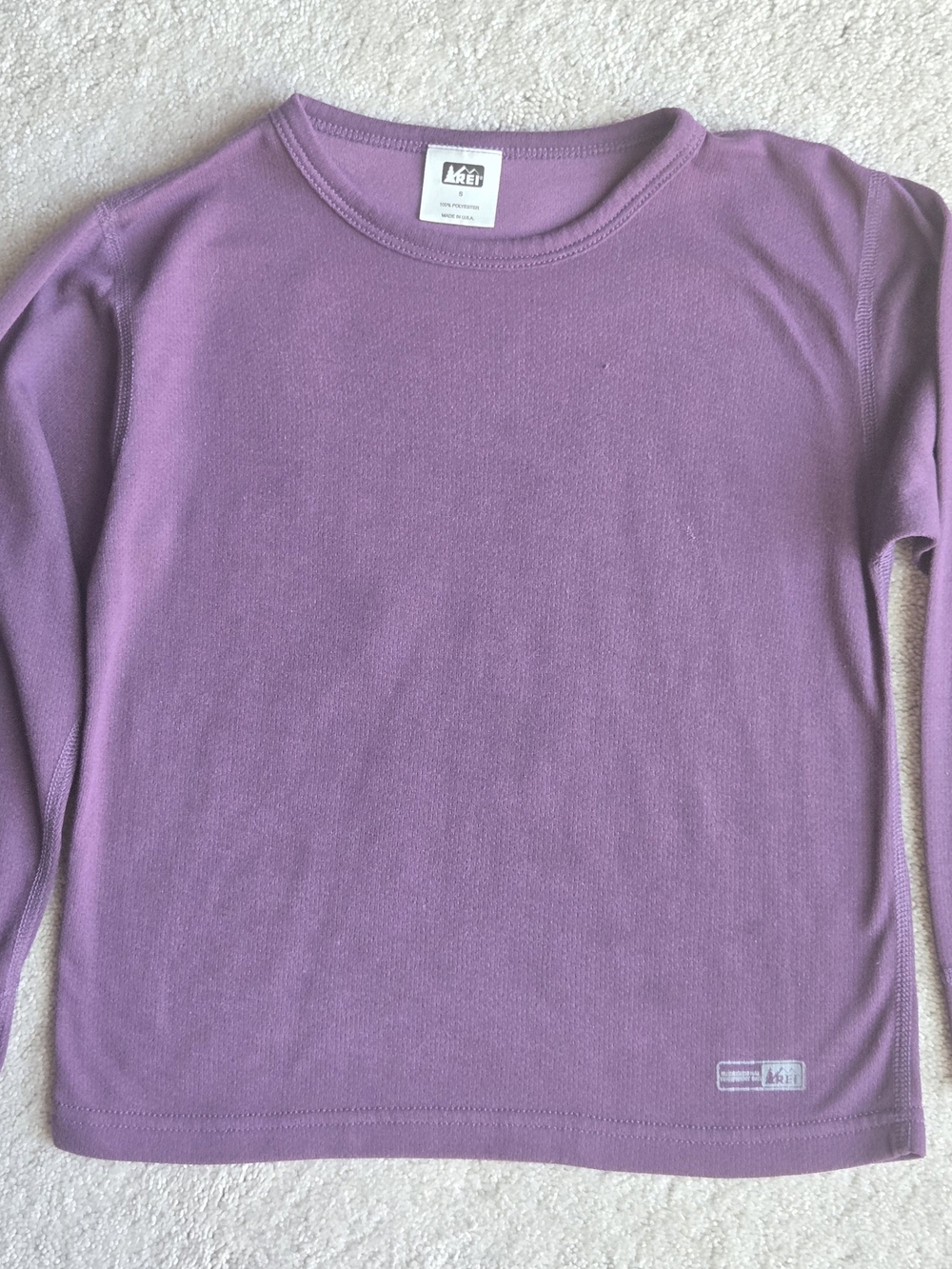 REI Kids Long-Sleeve Crew Top - Lavender Purple